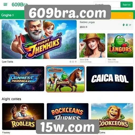 Comparação de jogos disponíveis no 609bra.com